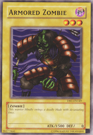 Armored Zombie [DB1-EN149] Common - Doe's Cards