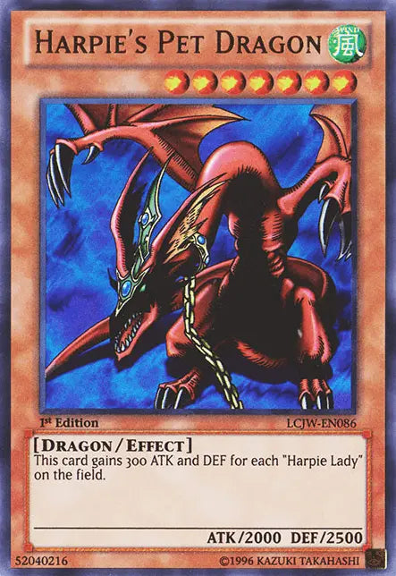 Harpie's Pet Dragon [LCJW-EN086] Ultra Rare - Doe's Cards