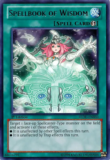 Spellbook of Wisdom [REDU-EN060] Rare - Doe's Cards