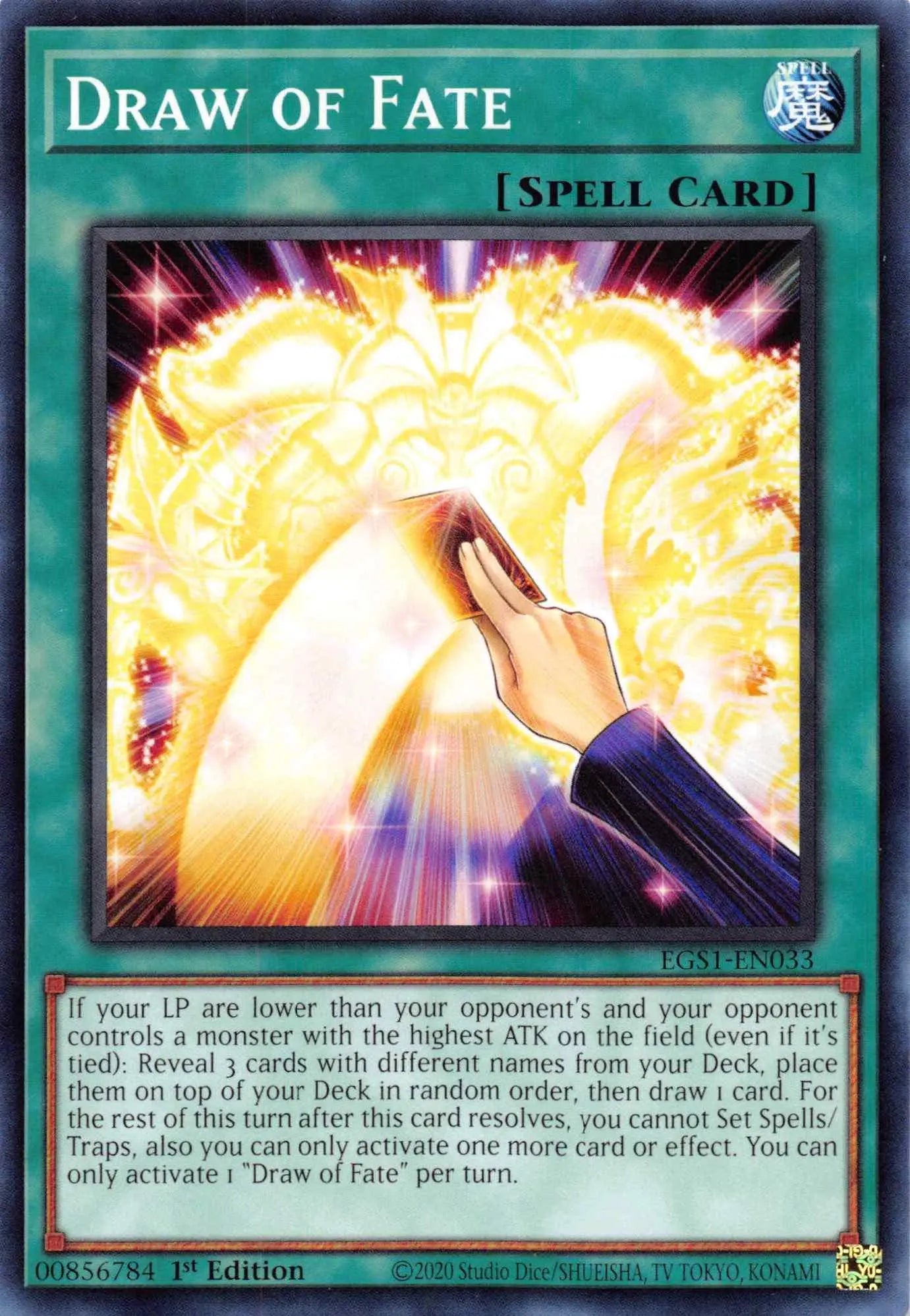 Draw of Fate [EGS1-EN033] Common - Doe's Cards
