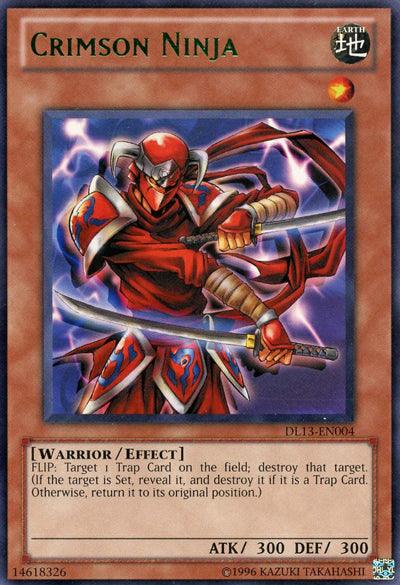 Crimson Ninja (Green) [DL13-EN004] Rare - Doe's Cards