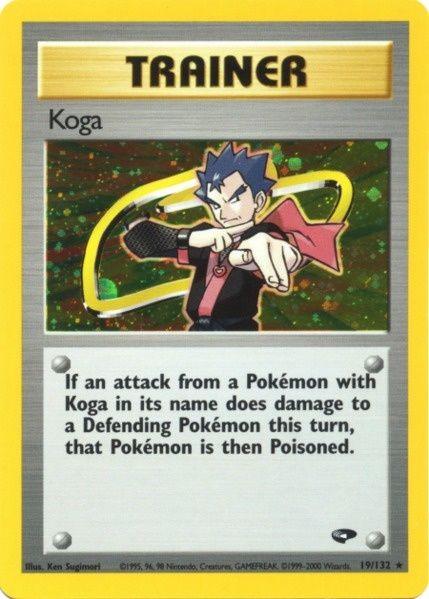Koga (19/132) [Gym Challenge Unlimited] - Doe's Cards