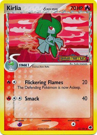 Kirlia (33/101) (Delta Species) (Stamped) [EX: Dragon Frontiers] - Doe's Cards