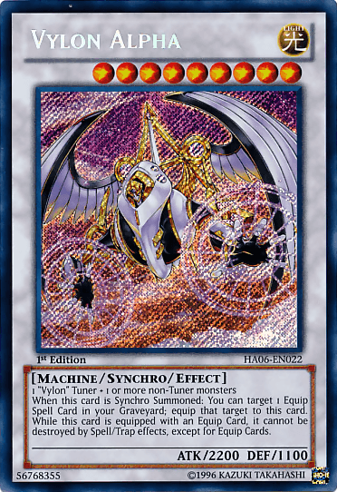 Vylon Alpha [HA06-EN022] Secret Rare - Doe's Cards