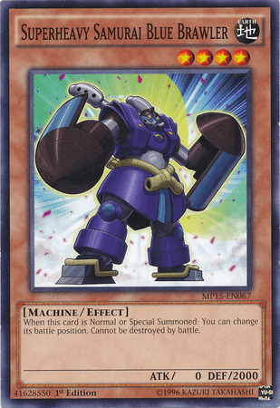 Superheavy Samurai Blue Brawler [MP15-EN067] Common - Doe's Cards