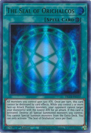 The Seal of Orichalcos (Green) [DLCS-EN137] Ultra Rare - Doe's Cards