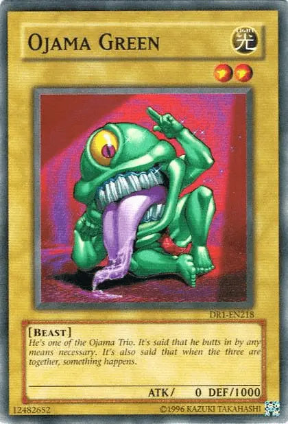 Ojama Green [DR1-EN218] Common - Doe's Cards