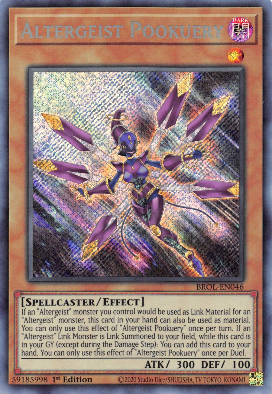 Altergeist Pookuery [BROL-EN046] Secret Rare - Doe's Cards