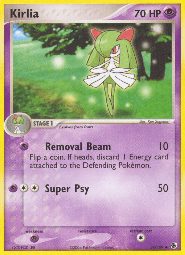 Kirlia (34/109) [EX: Ruby & Sapphire] - Doe's Cards