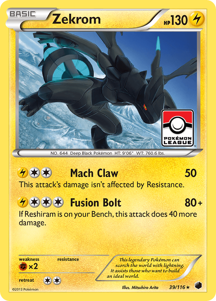 Zekrom (39/116) [Black & White: Plasma Freeze] - Doe's Cards