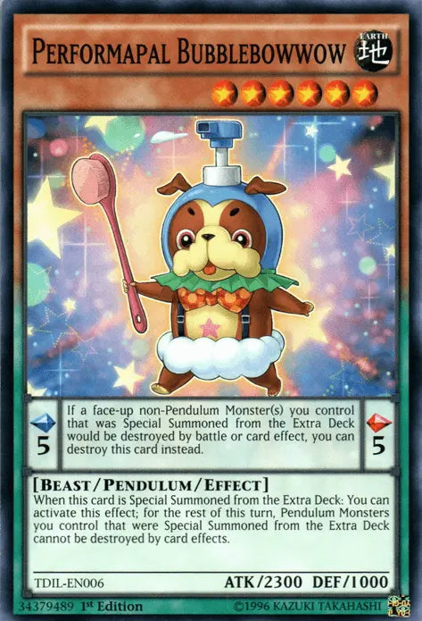 Performapal Bubblebowwow [TDIL-EN006] Common - Doe's Cards