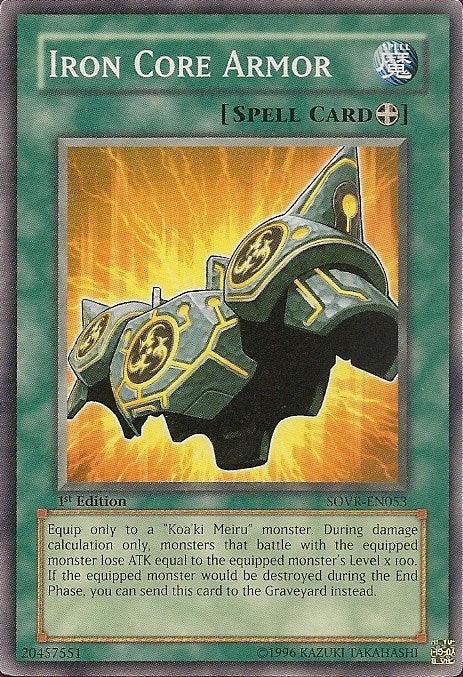 Iron Core Armor [SOVR-EN053] Common - Doe's Cards