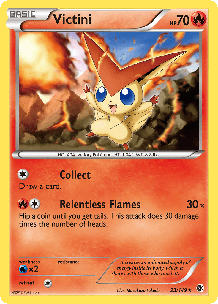 Victini (23/149) [Black & White: Boundaries Crossed] - Doe's Cards