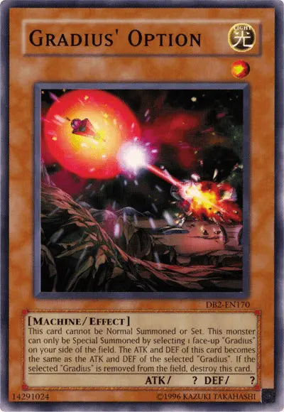 Gradius' Option [DB2-EN170] Common - Doe's Cards