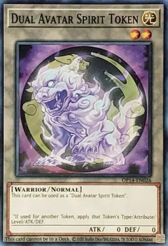 Dual Avatar Spirit Token [OP14-EN026] Super Rare - Doe's Cards