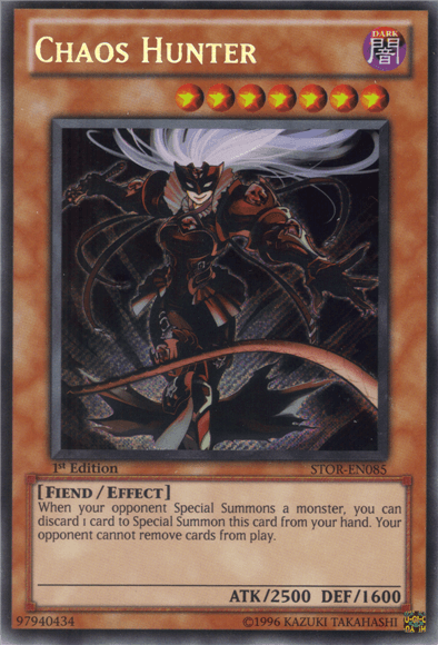 Chaos Hunter [STOR-EN085] Secret Rare - Doe's Cards