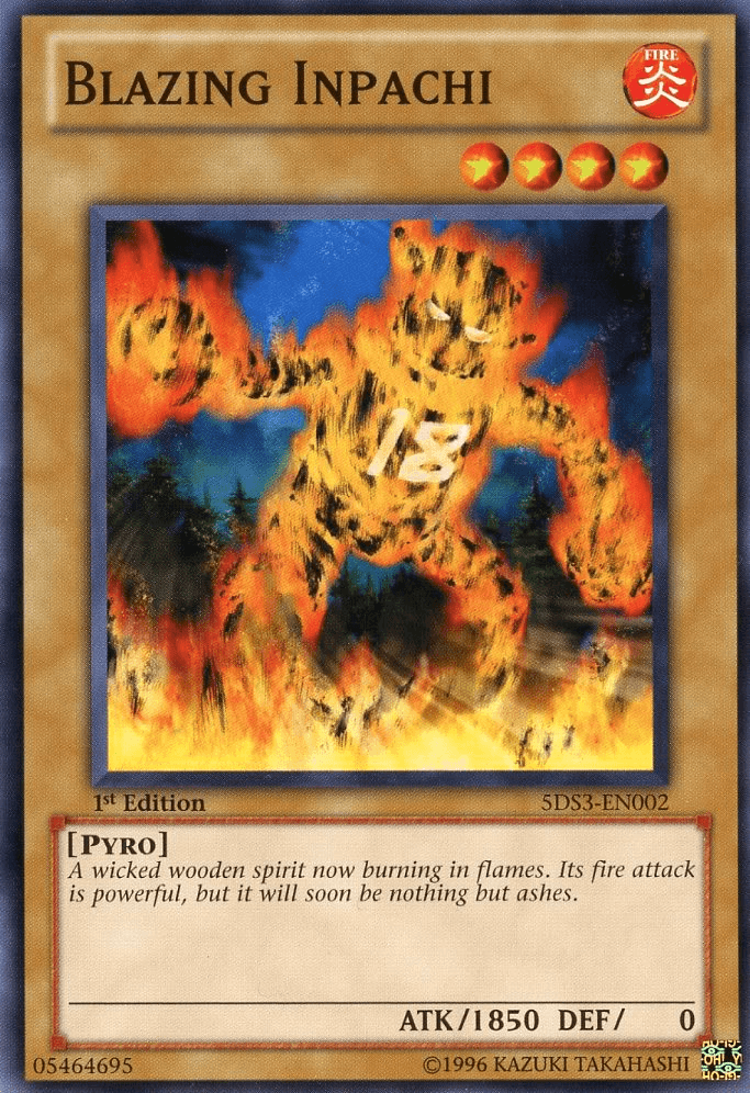 Blazing Inpachi [5DS3-EN002] Common - Doe's Cards