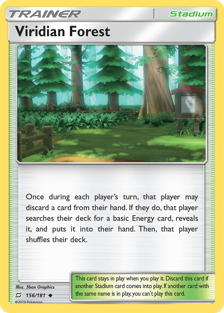 Viridian Forest (156/181) [Sun & Moon: Team Up] - Doe's Cards