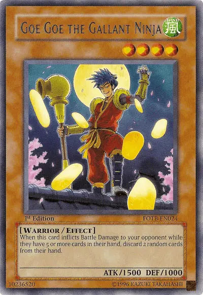 Goe Goe the Gallant Ninja [FOTB-EN024] Rare - Doe's Cards