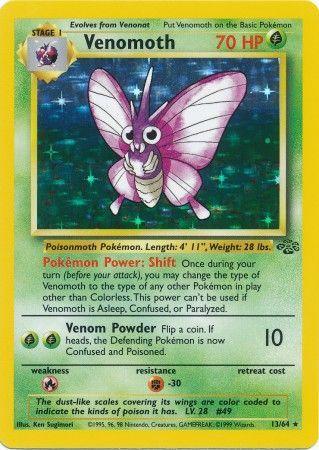 Venomoth (13/64) [Jungle Unlimited] - Doe's Cards