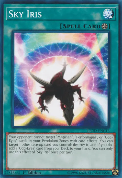 Sky Iris [LEDD-ENC13] Common - Doe's Cards