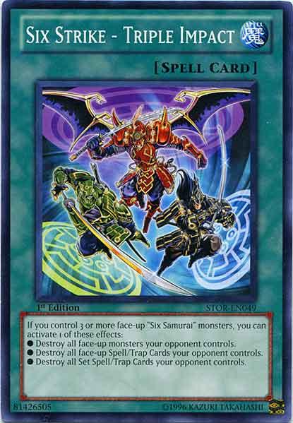 Six Strike - Triple Impact [STOR-EN049] Common - Doe's Cards