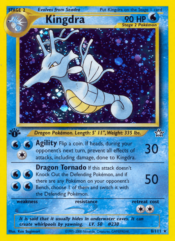 Kingdra (8/111) [Neo Genesis 1st Edition] - Doe's Cards