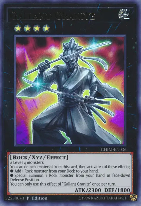 Gallant Granite [CHIM-EN036] Ultra Rare - Doe's Cards