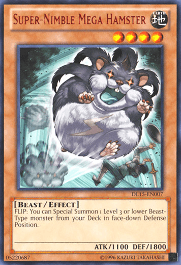 Super-Nimble Mega Hamster (Red) [DL15-EN007] Rare - Doe's Cards