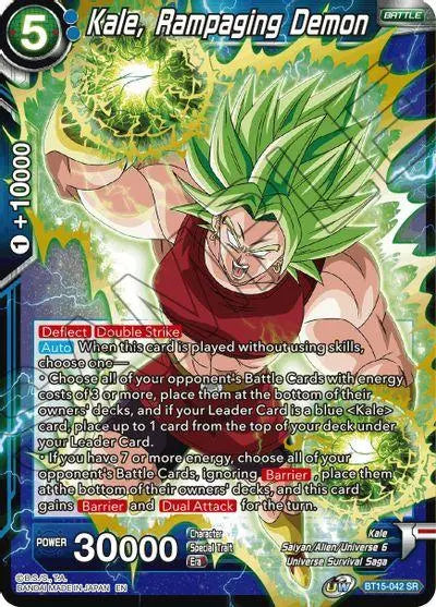 Kale, Rampaging Demon (BT15-042) [Saiyan Showdown] - Doe's Cards