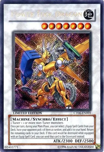 Power Tool Dragon [CT06-EN001] Secret Rare - Doe's Cards