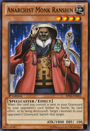 Anarchist Monk Ranshin [BP02-EN092] Mosaic Rare - Doe's Cards