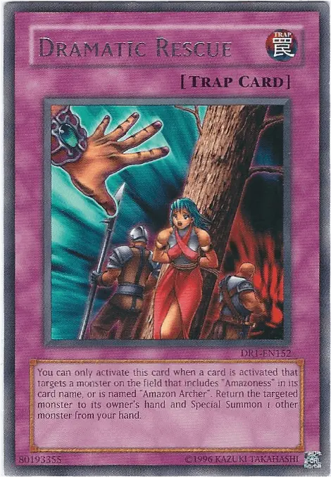Dramatic Rescue [DR1-EN152] Rare - Doe's Cards