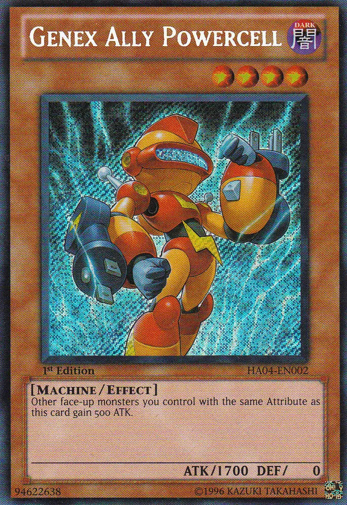 Genex Ally Powercell [HA04-EN002] Secret Rare - Doe's Cards