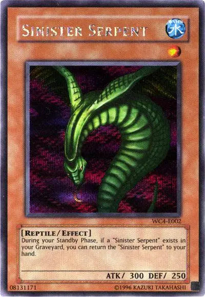 Sinister Serpent [WC4-E002] Prismatic Secret Rare - Doe's Cards