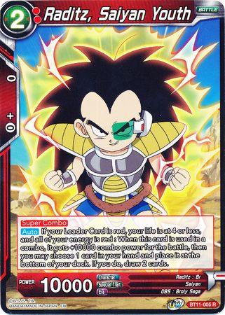 Raditz, Saiyan Youth (BT11-005) [Vermilion Bloodline] - Doe's Cards