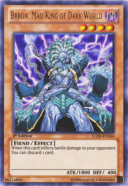 Brron, Mad King of Dark World [LCJW-EN244] Ultra Rare - Doe's Cards