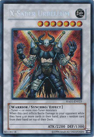 X-Saber Urbellum [HA01-EN025] Secret Rare - Doe's Cards