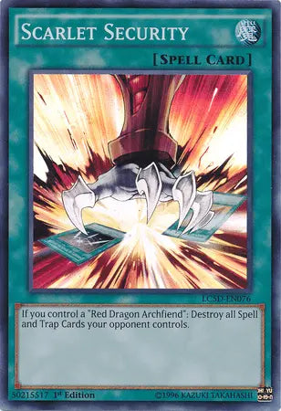 Scarlet Security [LC5D-EN076] Super Rare - Doe's Cards