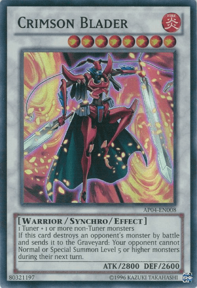 Crimson Blader [AP04-EN008] Super Rare - Doe's Cards