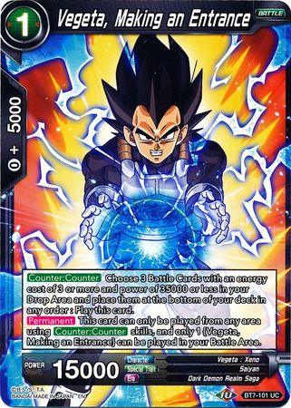 Vegeta, Making an Entrance (BT7-101) [Assault of the Saiyans] - Doe's Cards