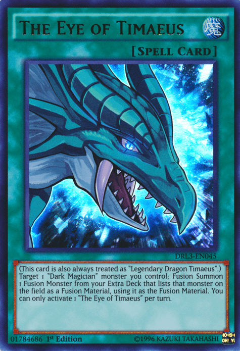 The Eye of Timaeus [DRL3-EN045] Ultra Rare - Doe's Cards