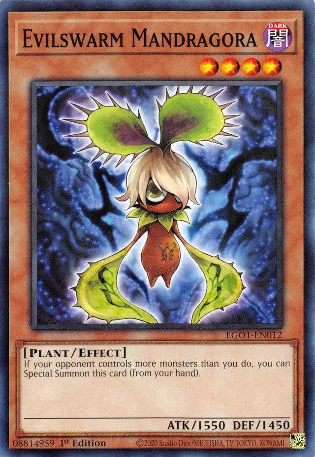 Evilswarm Mandragora [EGO1-EN012] Common - Doe's Cards