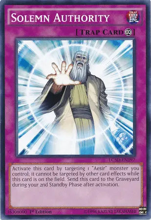 Solemn Authority [LC5D-EN197] Common - Doe's Cards