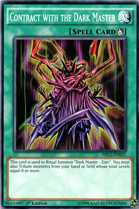 Contract with the Dark Master [MIL1-EN021] Common - Doe's Cards