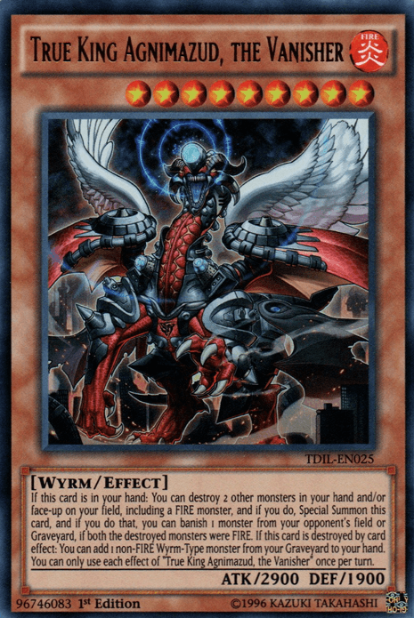 True King Agnimazud, the Vanisher [TDIL-EN025] Ultra Rare - Doe's Cards