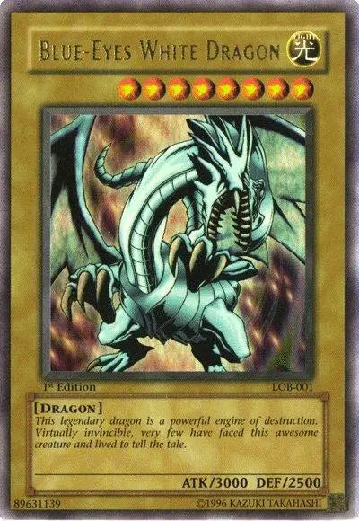 Blue-Eyes White Dragon [LOB-001] Ultra Rare - Doe's Cards