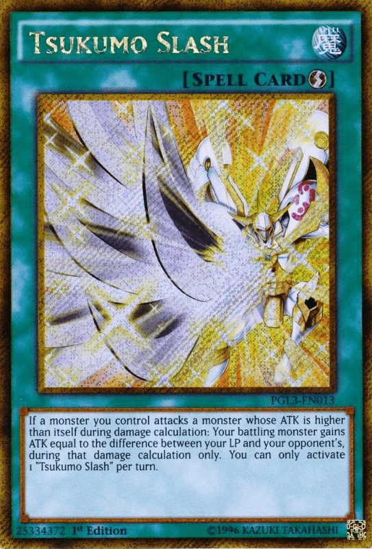 Tsukumo Slash [PGL3-EN013] Gold Secret Rare - Doe's Cards