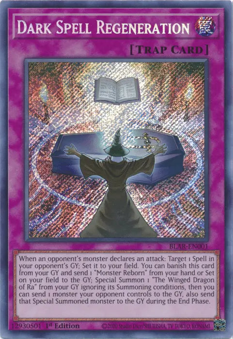 Dark Spell Regeneration [BLAR-EN001] Secret Rare - Doe's Cards