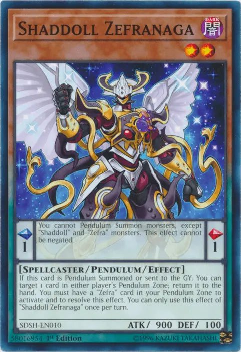 Shaddoll Zefranaga [SDSH-EN010] Common - Doe's Cards